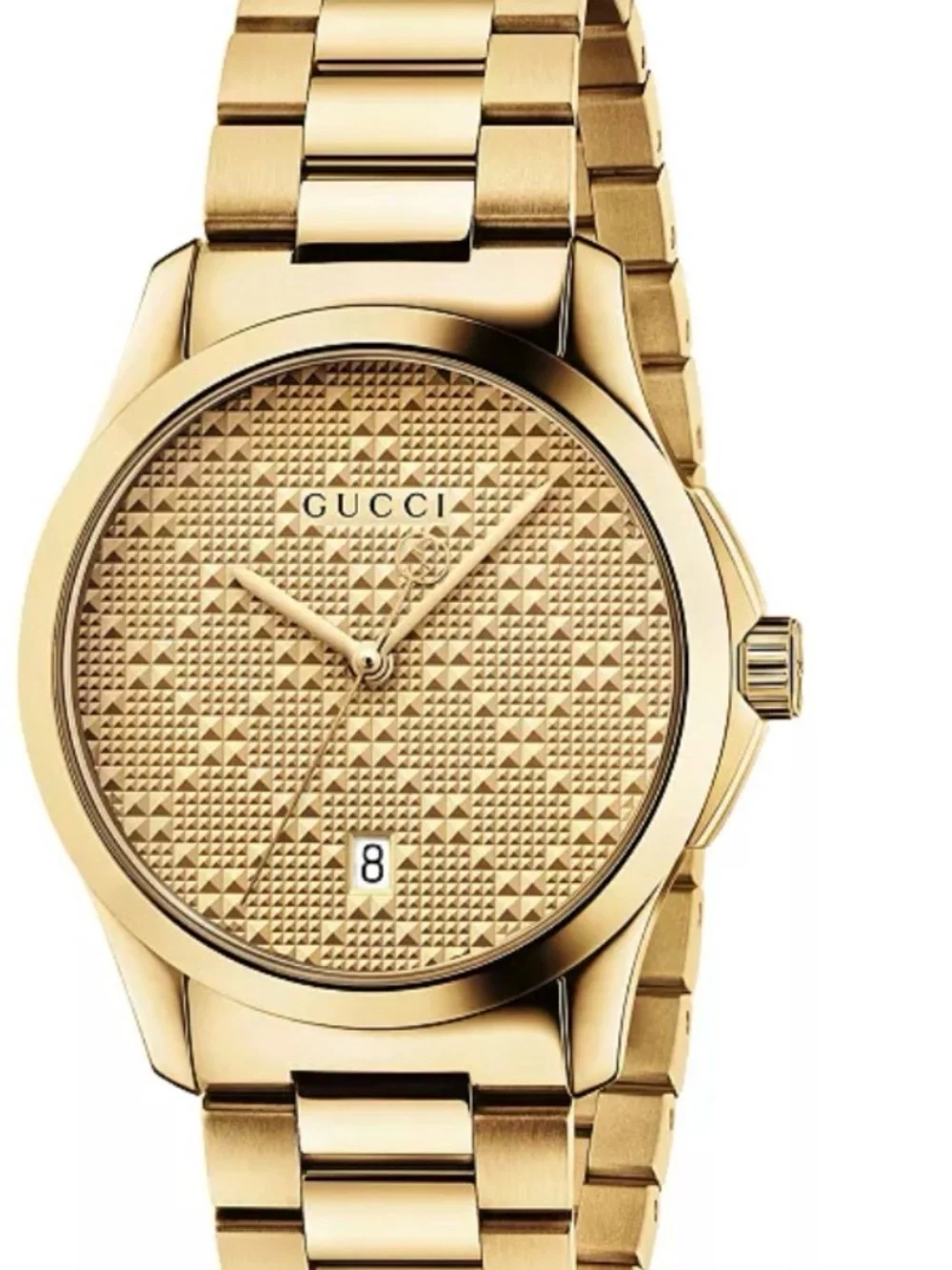 GUCCI G-Timeless Gold-Tone Stainless Steel Watch Mens